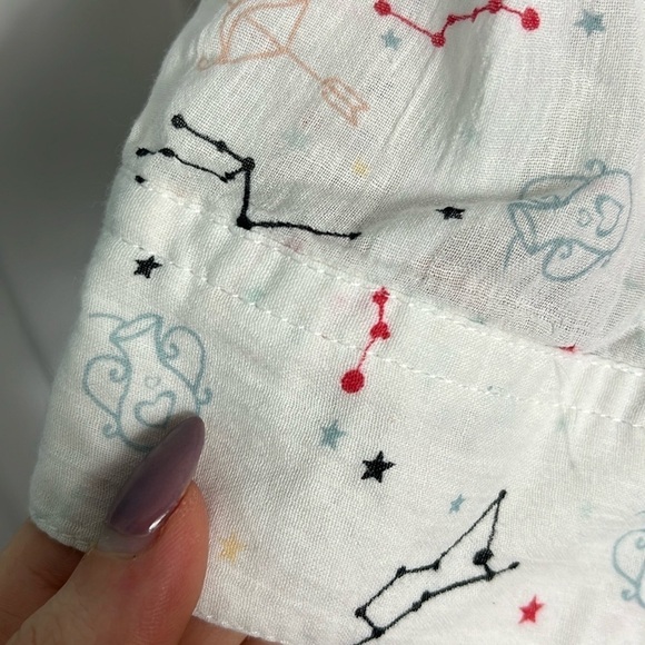 ModCloth Zodiac Sign Button Down Lightweight Novelty Print Shirt Size XS - Picture 13 of 16